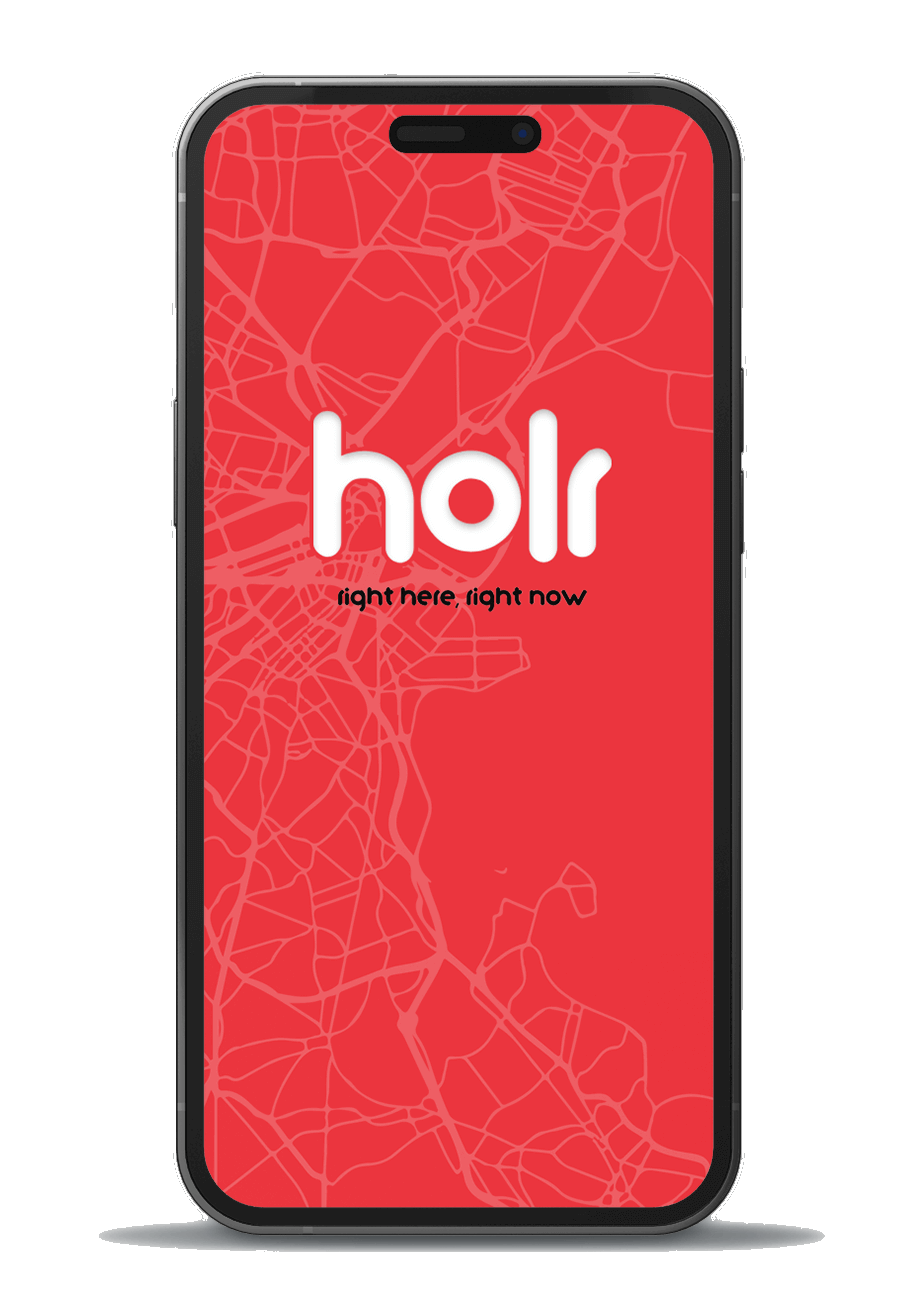 holr app showing a memory pinned to a place